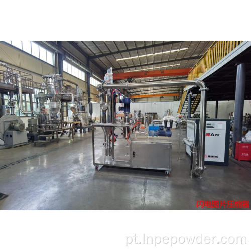 Sistema de moinho a jato de proteção de gás inerte